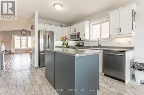 69 Sloan Drive, Zorra, ON - Indoor Photo Showing Kitchen With Double Sink