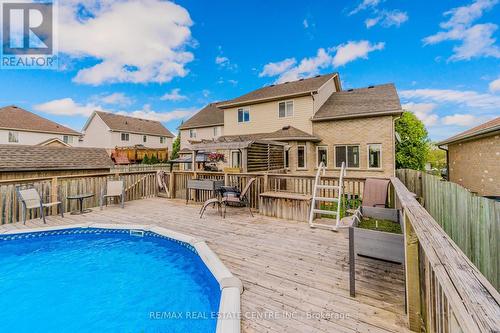 108 Kent Street, Cambridge, ON - Outdoor With Above Ground Pool With Deck Patio Veranda With Exterior