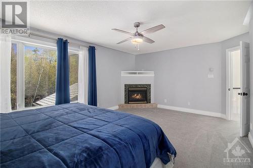 202 Grey Fox Drive, Ottawa, ON - Indoor Photo Showing Bedroom With Fireplace