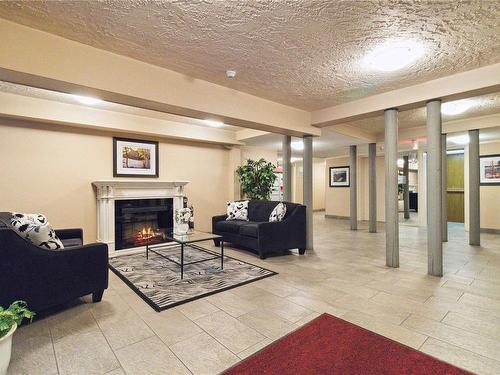 308-1005 Mckenzie Ave, Saanich, BC - Indoor With Fireplace