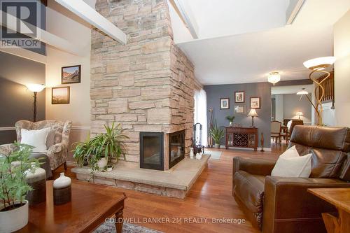 59 Mccallum Street, Clarington, ON - Indoor Photo Showing Living Room With Fireplace