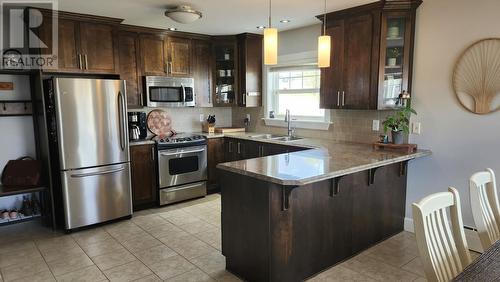185 East Valley Road, Corner Brook, NL - Indoor Photo Showing Kitchen With Stainless Steel Kitchen With Double Sink