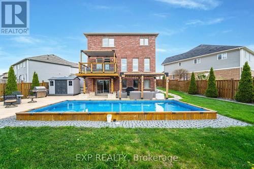 8799 Dogwood Crescent, Niagara Falls, ON - Outdoor With In Ground Pool With Deck Patio Veranda With Backyard With Exterior