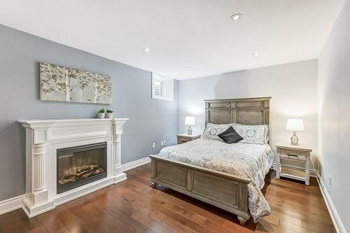 2159 Belgrave Court, Burlington, ON - Indoor Photo Showing Bedroom With Fireplace