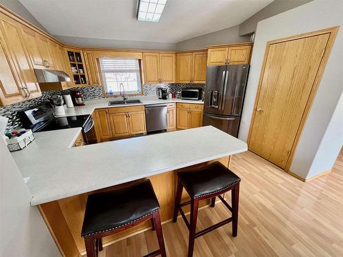 46 Wabigoon Drive W, Dryden, ON - Indoor Photo Showing Kitchen With Double Sink