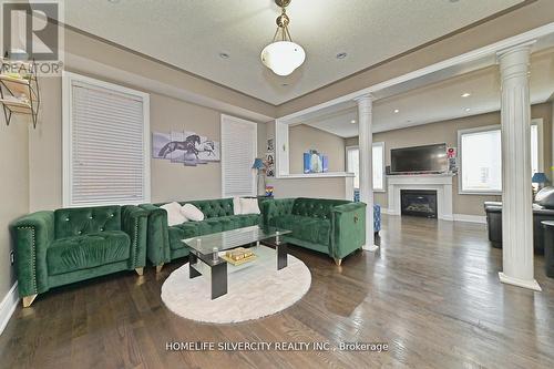 67 Enford Crescent, Brampton, ON - Indoor Photo Showing Living Room With Fireplace