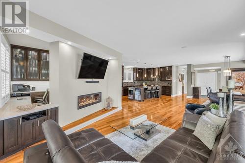 5 Fairfax Avenue, Ottawa, ON - Indoor Photo Showing Living Room With Fireplace