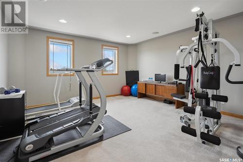 363 Pezer Cove, Saskatoon, SK - Indoor Photo Showing Gym Room