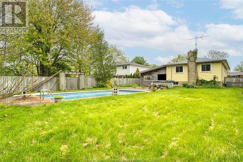 29 Milne Street South, Essex, ON - Outdoor With In Ground Pool With Backyard