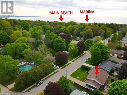 10 minute walk to the main beach - 351 Market Street, Saugeen Shores, ON - Outdoor With View