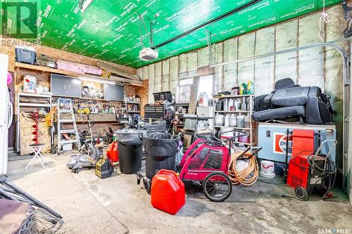 Hitchens Acreage, South Qu'Appelle Rm No. 157, SK - Indoor Photo Showing Garage
