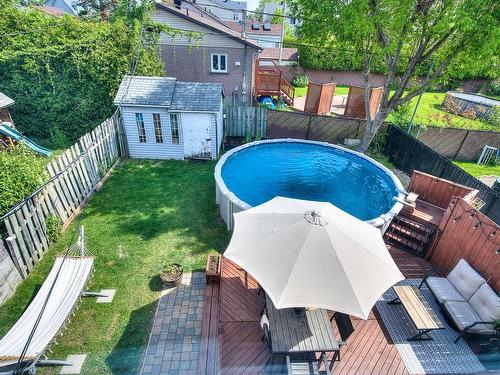 Cour - 3836 Rue Jean-Guy-Samson, Longueuil (Saint-Hubert), QC - Outdoor With Above Ground Pool With Exterior