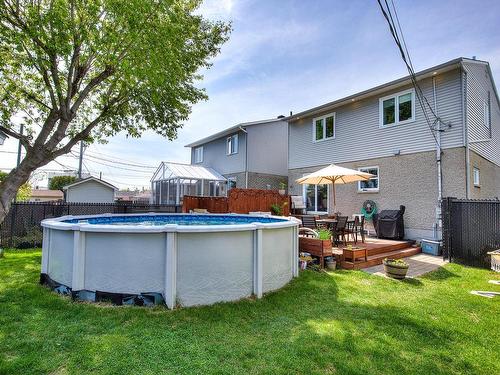 Face arriÃ¨re - 3836 Rue Jean-Guy-Samson, Longueuil (Saint-Hubert), QC - Outdoor With Above Ground Pool With Backyard With Exterior