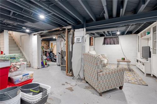 Full Height Basement - 114 Salem Avenue, Hamilton, ON - Indoor Photo Showing Basement