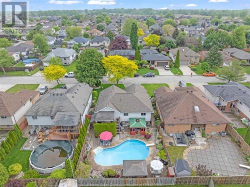 3361 Souilliere, Windsor, ON - Outdoor With In Ground Pool With View