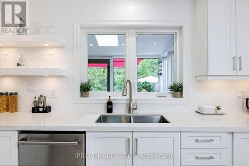 204 Main Street S, Halton Hills, ON - Indoor Photo Showing Kitchen With Double Sink