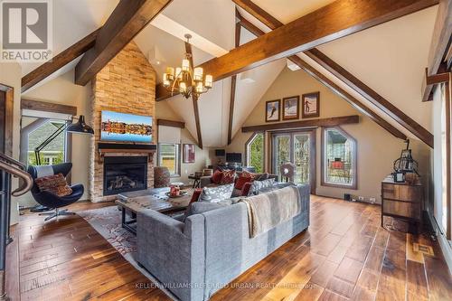 115 Ellis Drive, Blue Mountains, ON - Indoor With Fireplace