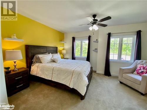 A Perfect Guest Room! - 1 Kirbys Way, Huntsville, ON - Indoor Photo Showing Bedroom