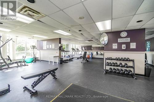703 - 1 Rowntree Road, Toronto, ON - Indoor Photo Showing Gym Room