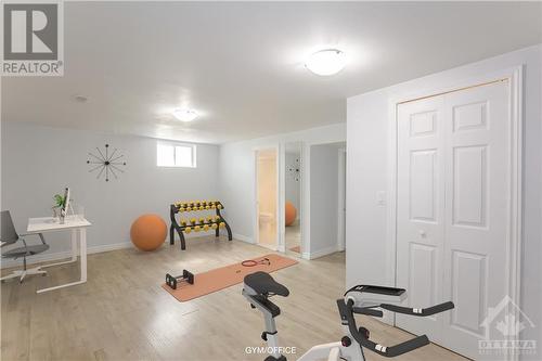 Virtual staging-Basement recreation room staging - 1639 Baseline Road, Ottawa, ON - Indoor