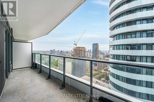 3902 - 85 Wood Street, Toronto, ON - Outdoor With Balcony With View With Exterior