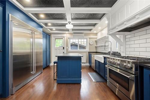 Kitchen View toward backyard - 266 Aberdeen Avenue, Hamilton, ON - Indoor Photo Showing Kitchen With Upgraded Kitchen