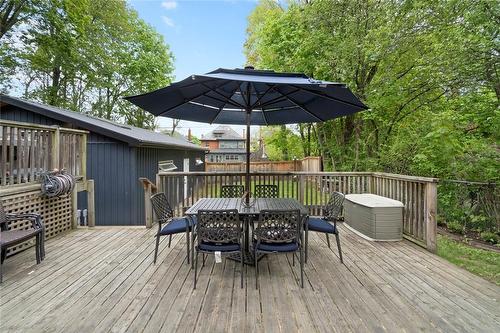Backyard deck - 266 Aberdeen Avenue, Hamilton, ON - Outdoor With Deck Patio Veranda With Exterior