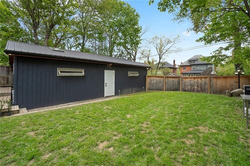 Fenced Yard and Detached Garage - 266 Aberdeen Avenue, Hamilton, ON - Outdoor With Backyard