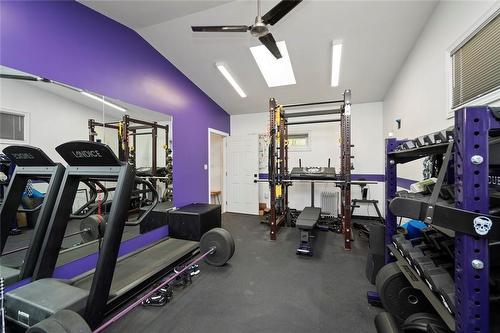 Gym/Office - 266 Aberdeen Avenue, Hamilton, ON - Indoor Photo Showing Gym Room