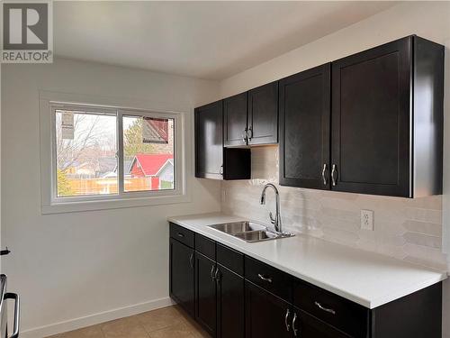 603-605 Ontario Street, Sudbury, ON - Indoor Photo Showing Kitchen With Double Sink