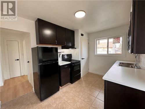 603-605 Ontario Street, Sudbury, ON - Indoor Photo Showing Kitchen With Double Sink