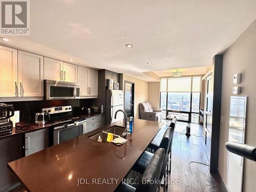 S2501 - 330 Phillip Street, Waterloo, ON - Indoor Photo Showing Kitchen With Upgraded Kitchen