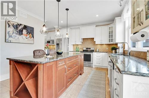 100 Brambling Way, Ottawa, ON - Indoor Photo Showing Kitchen With Upgraded Kitchen
