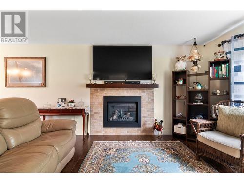 1907 Northern Street, Enderby, BC - Indoor Photo Showing Living Room With Fireplace