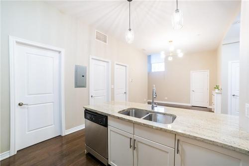 50 Murray Street W|Unit #103, Hamilton, ON - Indoor Photo Showing Kitchen With Double Sink