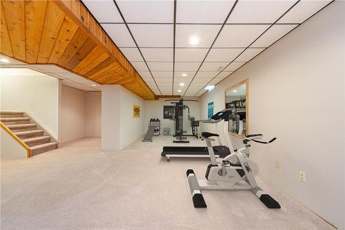 Virtually Staged - 1157 Beechgrove Crescent, Oakville, ON - Indoor Photo Showing Gym Room