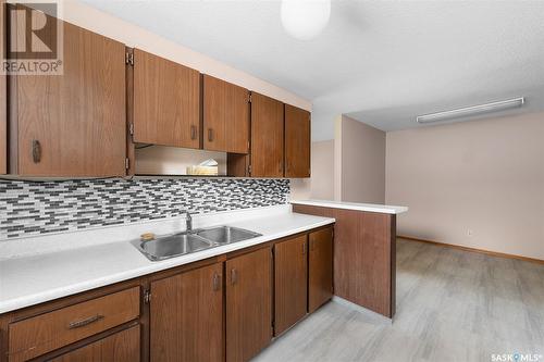 1159 Hastings Street, Moose Jaw, SK - Indoor Photo Showing Kitchen With Double Sink