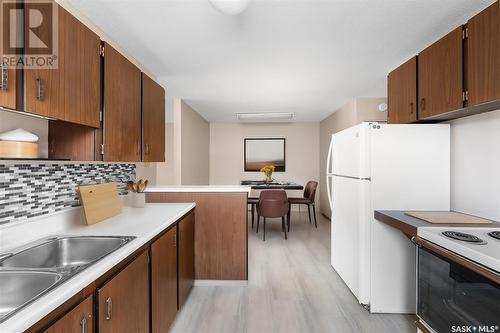 1159 Hastings Street, Moose Jaw, SK - Indoor Photo Showing Kitchen With Double Sink