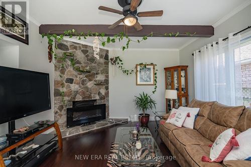 348 Elgin Street W, Cobourg, ON - Indoor Photo Showing Living Room With Fireplace