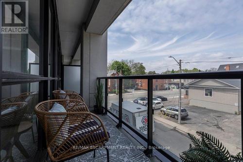 212 - 101 Locke Street S, Hamilton, ON - Outdoor With Balcony With Exterior