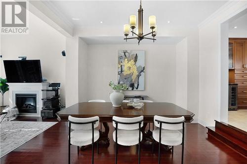 13 Lord Durham Road, Markham, ON - Indoor Photo Showing Dining Room With Fireplace