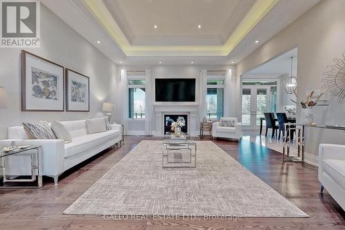 18865 Kennedy Road, East Gwillimbury, ON - Indoor Photo Showing Living Room With Fireplace