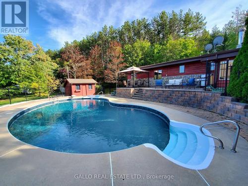 18865 Kennedy Road, East Gwillimbury, ON - Outdoor With In Ground Pool With Backyard