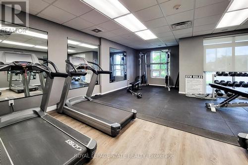 714 - 2490 Old Bronte Road, Oakville, ON - Indoor Photo Showing Gym Room