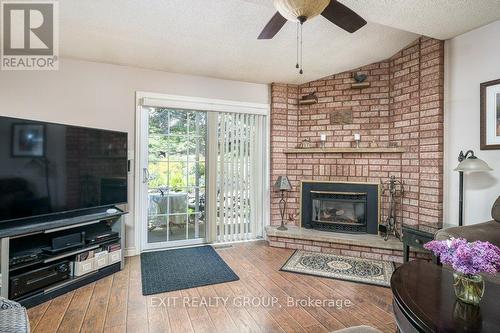 72 Kenner Court, Tweed, ON - Indoor Photo Showing Living Room With Fireplace