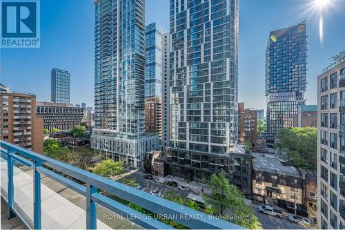 1110 - 75 Dalhousie Street, Toronto, ON - Outdoor With Balcony With Facade