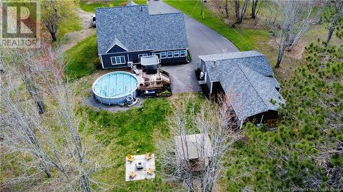 313 Route 102 Route, Burton, NB - Outdoor With Above Ground Pool With Deck Patio Veranda