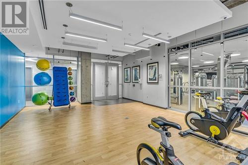 105 Champagne Avenue Unit#1201, Ottawa, ON - Indoor Photo Showing Gym Room