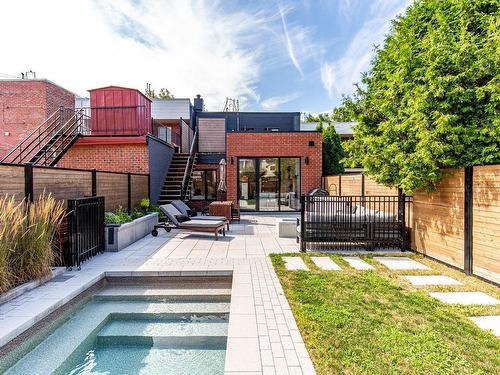 Vue - 1759 Rue Le Caron, Montréal (Le Sud-Ouest), QC - Outdoor With In Ground Pool With Deck Patio Veranda