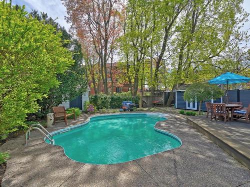 Pool - 58 Av. Wicksteed, Mont-Royal, QC - Outdoor With In Ground Pool With Backyard